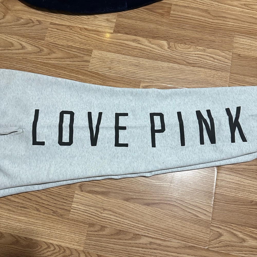 Victoria's Secret Pink Cozy Gray Sweatpants